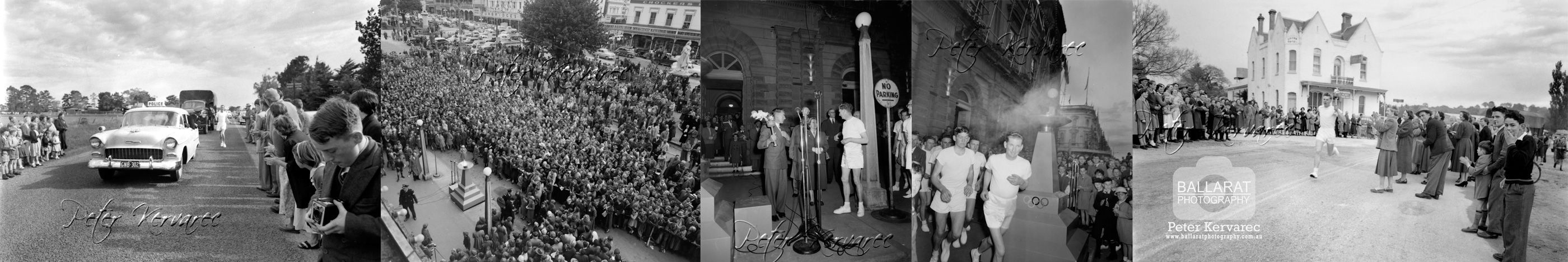 Ballarat Photography 1956 Olympic Torch Relay