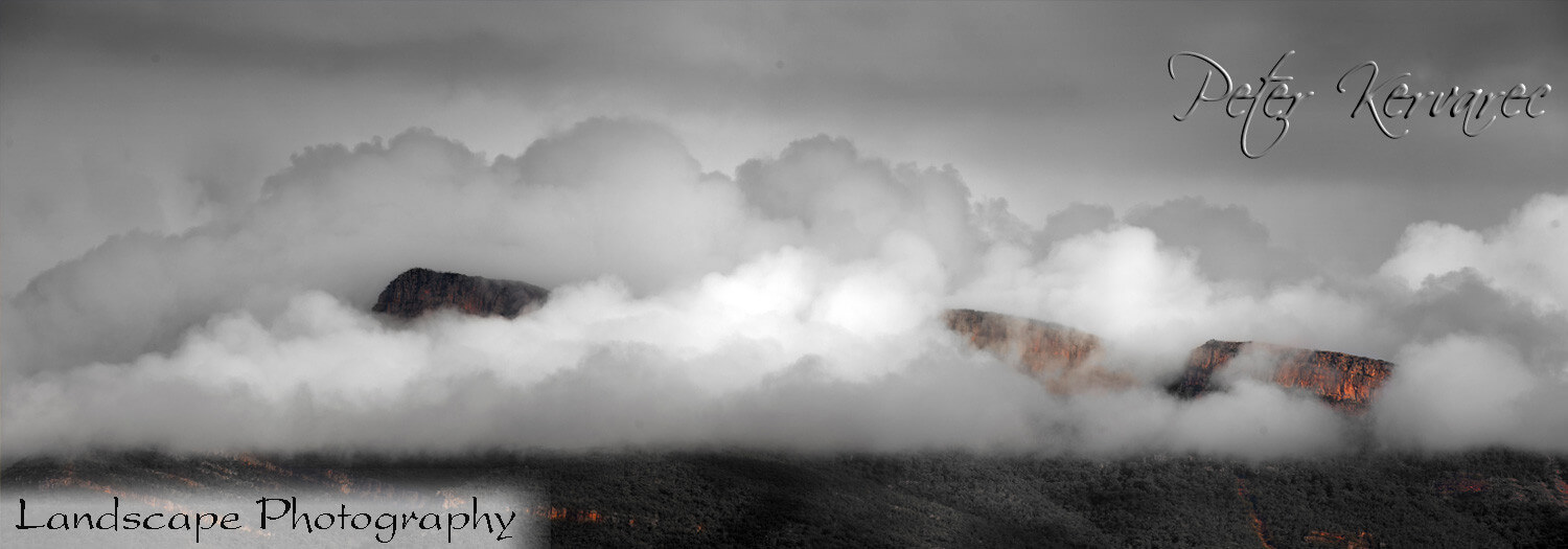 Ballarat Photography, Tourism Halls Gap, Grampians National Park, Mt William in Fog